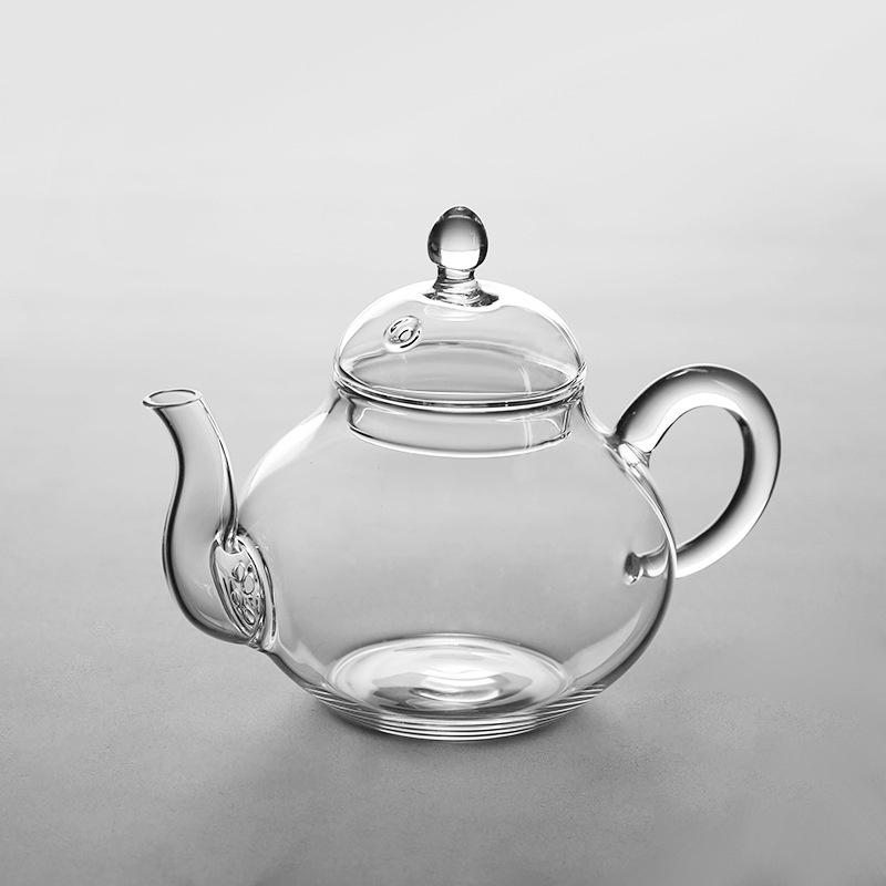 Japanese Handmade Mini Glass Teapot High Temperature Resistant Filter Tea Maker Flower Puer Tea Pot Kung Fu Tea Set