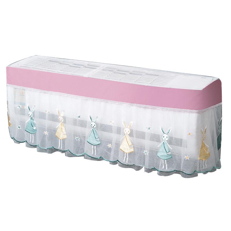 Lace Air Conditioner Cover for Summer Bedrooms - Anti-Direct Blowing, Universal Fit for Gree and Midea Units