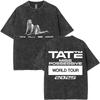 Tate Mcrae So Close To What Miss Possessive Vintage Washed T Shirts Men Women Fashion Casual Cotton Tshirts Streetwear Unisex