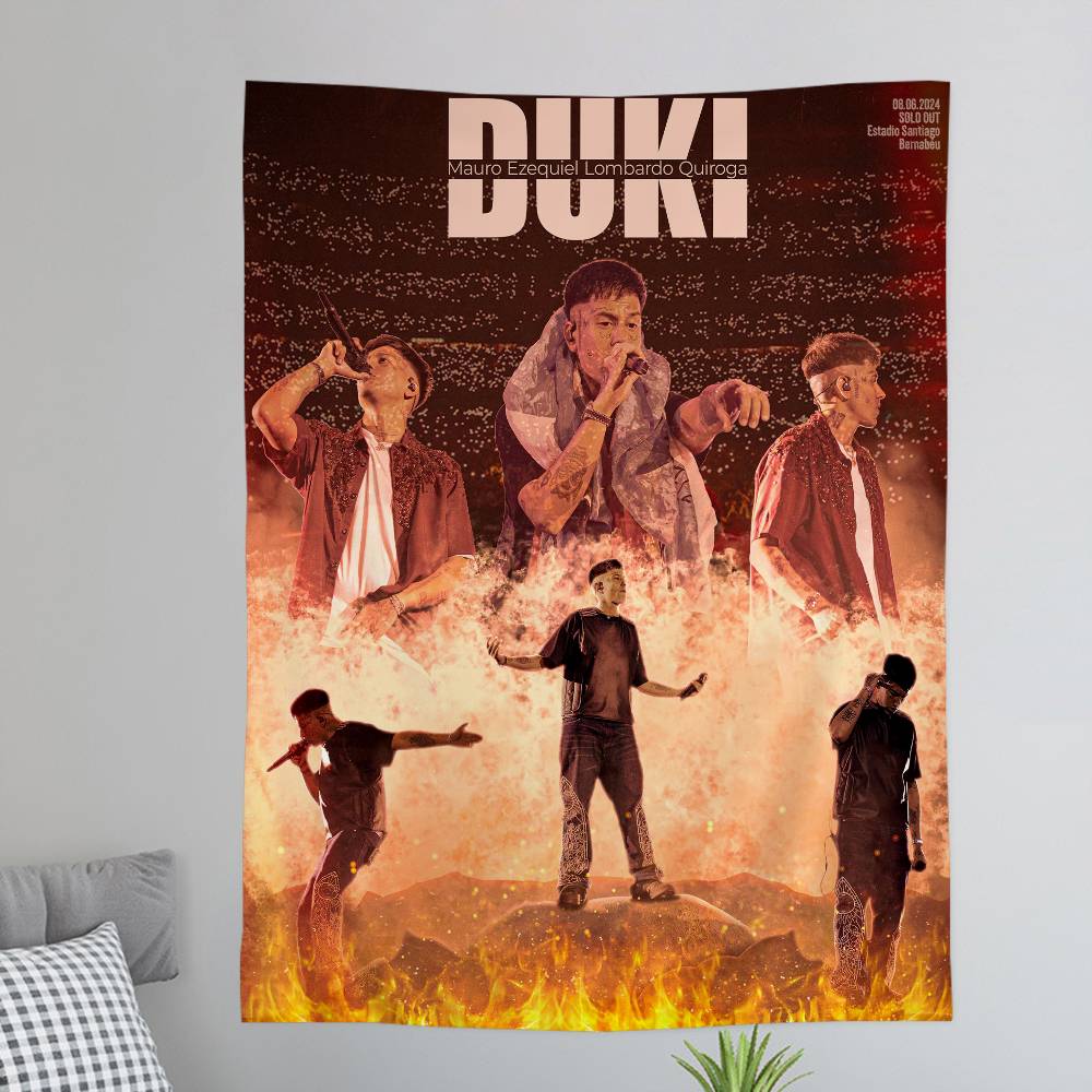 Rapper Duki Hippie Wall Hanging Tapestries Bohemian Wall Tapestries Mandala INS Home Decor