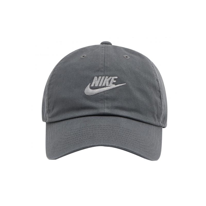

Nike Cotton Baseball Caps Unisex Casual 913011-069 F серый