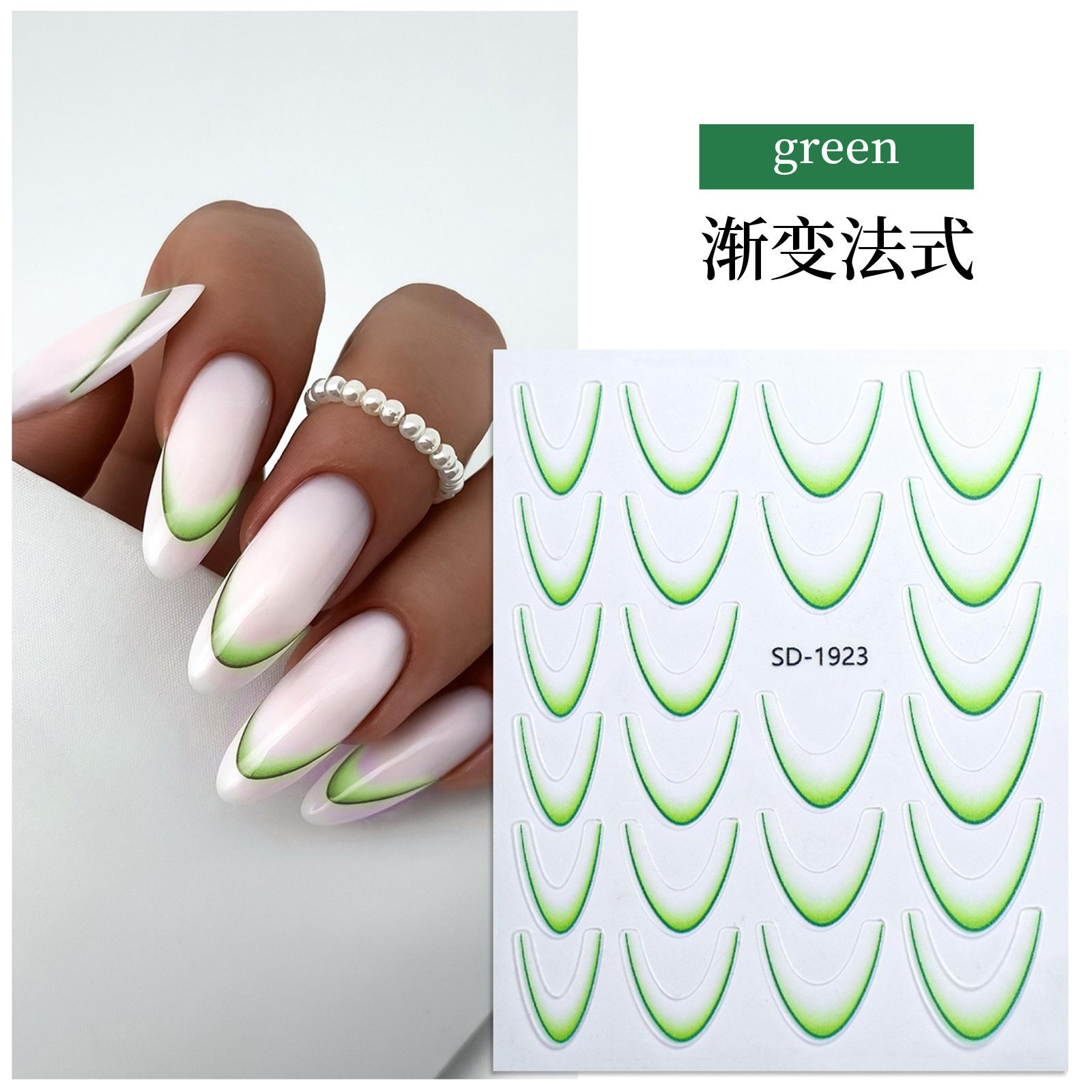

Простые наклейки для дизайна ногтей Wind Водонепроницаемые однотонные наклейки для дизайна ногтей French Gradient Change Adhesive Sticker Diy Nail Art Sticker gradual change French sticker 01