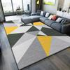 Skandinavischer Geometrischer Wohnzimmerteppich Langlebiges Rutschfestes Design Großzügige Fläche Bodenmatte Stilvolle Heimdeko Teppich Moderne Räume