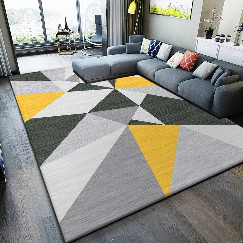 

Скандинавський Геометричний Килим для Вітальні Міцний Протиковзкий Дизайн Просторий Килимок для Підлоги Стильний Домашній Декор Килим Сучасні Приміщення 40x60cm