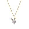 Charming Zirconia Rabbit Necklace - Women's Unique Design in Chinese Style, Titanium Steel Clavicle Chain, Perfect Birthday Gift.