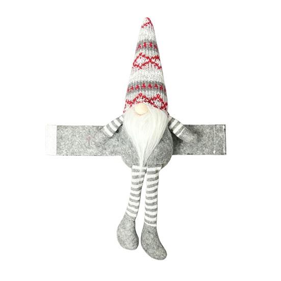 Seasonal Curtain Holdbacks Christmas Plush Gnome Buckle, Scandinavian Santa Doll Tiebacks, Buckle for Living Room Faceless Dwarf Holdback Fastener