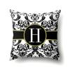 Polyester Pillow Case Home Decoration Geometric Print 26 English Letters Bedside Cushion Cover