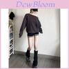 Sport Style Womens Off Shoulder Sweater And Shorts Set With Splicing For Casual Summer Wear