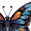 Butterfly Wall Art Hanging Piece for Indoor Outdoor Use, Iron Sculpture Kitchen And Holiday
