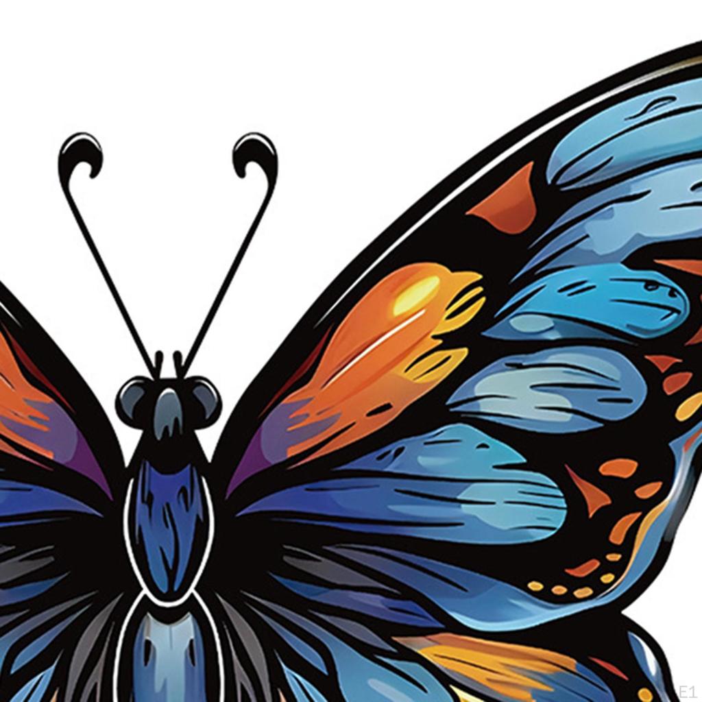 Butterfly Wall Art Hanging Piece for Indoor Outdoor Use, Iron Sculpture Kitchen And Holiday