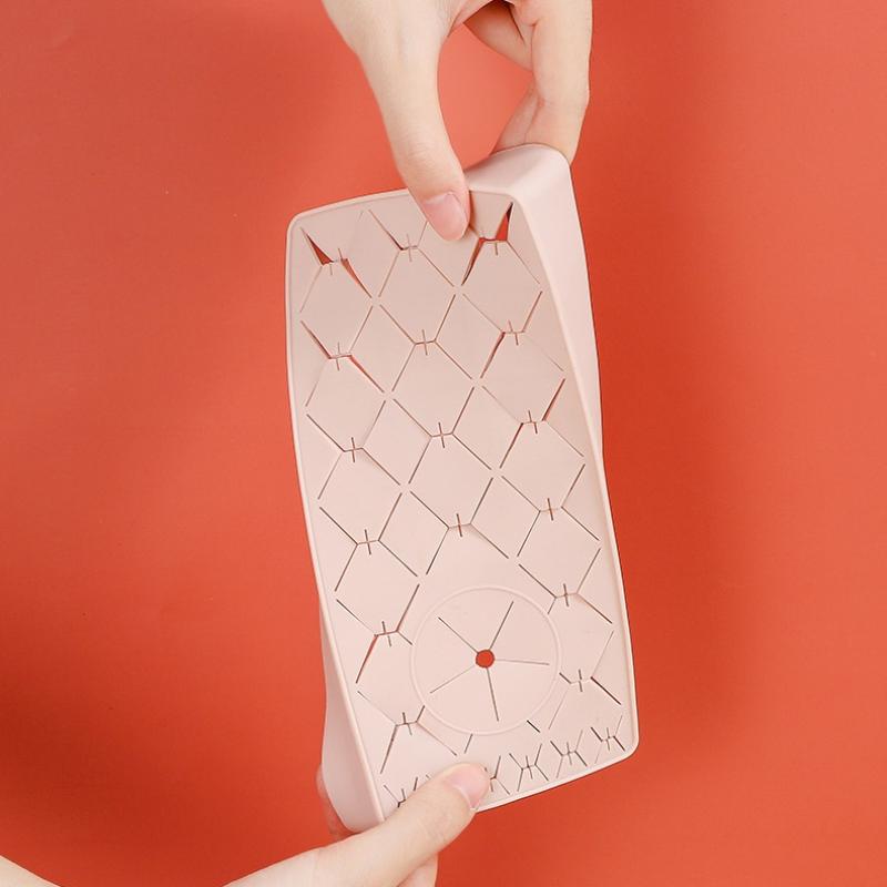 New Style Desktop Organizer Silicone Lipstick Storage Rack Cosmetic Makeup Box Eyebrow Pencil Display Brush Lipstick