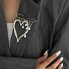Yousheng Women Brooch Pin Tassel Jeans Anklet Jewelry Elegant Faux Pearl Accessory Chain Tassel Pin for Jeans Jackets Coats Sweaters