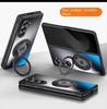 Luxury Metal Magnetic Ring Car Holder Case for Samsung Galaxy Z Fold 7 6 5 4 3 for Mag-safe Shockproof Stands Protective Shell