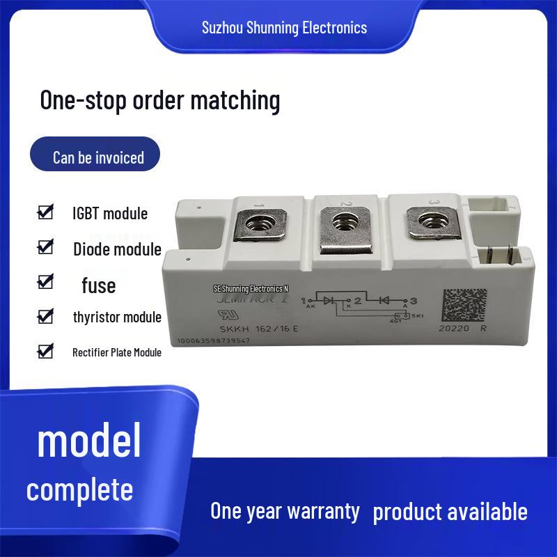 SKKH162-16E New Thyristor Module IGBT Rectifier Bridge with Quality Assurance, Fast Shipping Available