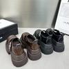 Internet Celebrity Niche Design Thick-soled Shallow Mouth Shoes 2025 New Mid-heeled High-end Marfried Street High-value Lizhen Single Shoes