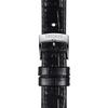 Tissot Leather Strap silver Dial Men's Fashion Watch T122.210.16.033.00