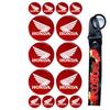 JBH4 Honda Sticker Motorcycle Parts Label Body Decoration 14 Piece Set 3D Drip Glue ProcessCBR400 CBR650R CBR1000R Pcx125