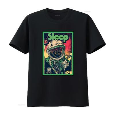 Band SLEEP Black T Shirt All Size Gifl For Fan Vintage Washed Streetwear Graphic Casual Versatile Unisex Fashion Breathable