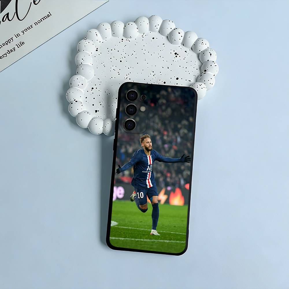 N-No 10-Neymar Soft Silicone Case for Samsung S25, S24, S21, S22, S23, S30, Ultra, S20, Plus, FE, Lite-Black