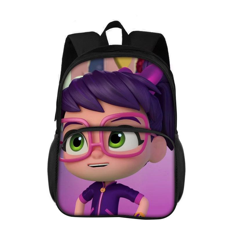 Abby Hatcher Round Front Bag Backpack New Cartoon Print Student Boys and Girls Best Birthday Gift for School