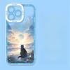 Cut Cat Scenery Case For Honor X8D X9D X7D X9A X8C X7A X9B X7B X8B 90 Lite Nova 5T 3i Cover Silicone Transparent