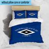 3PCS Hambur-ger Of Victory Symbol Bedding Set,Including 1pc Duvet Cover And 2pcs Pillowcases Perfect for Bedroom, Dormitory, Fan Christmas Gift