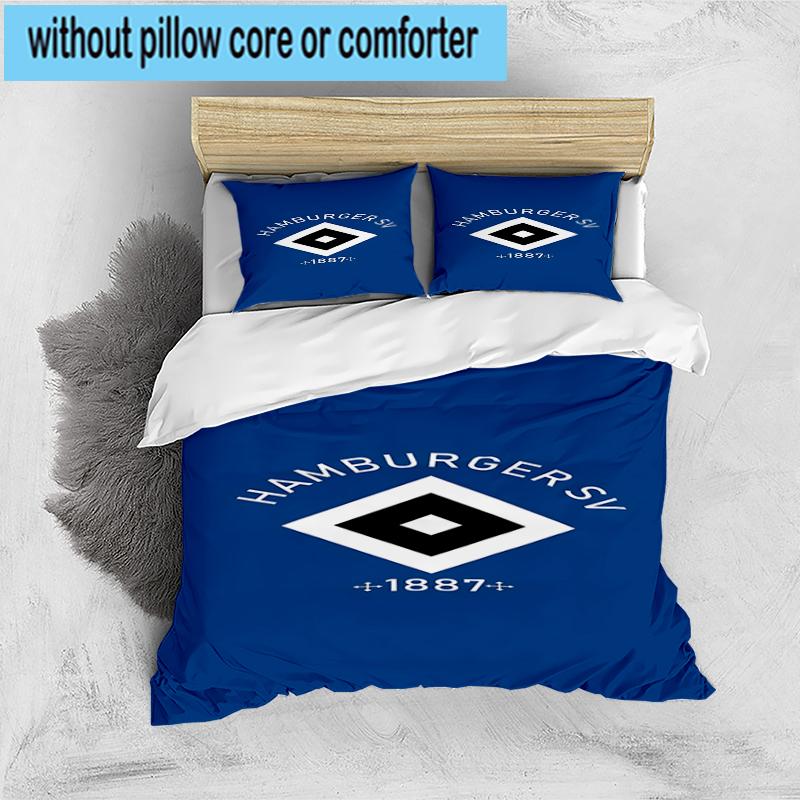 3PCS Hambur-ger Of Victory Symbol Bedding Set,Including 1pc Duvet Cover And 2pcs Pillowcases Perfect for Bedroom, Dormitory, Fan Christmas Gift