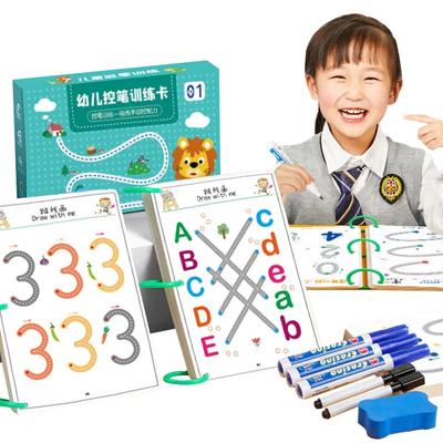 Kalem Kontrol Boyama Kitabı Montessori Oyuncakları Çocuklar İçin Öğrenme Oyuncakları Çizim Tableti Bebek Eğitim Eğitici Oyuncaklar Oyun Kitabı