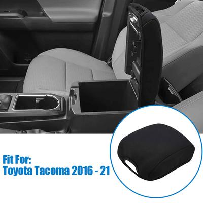 Waterproof Black Neoprene Center Console Armrest Cover for Toyota Tacoma 2016 - 2025 Interior Parts Creative Car Accessories