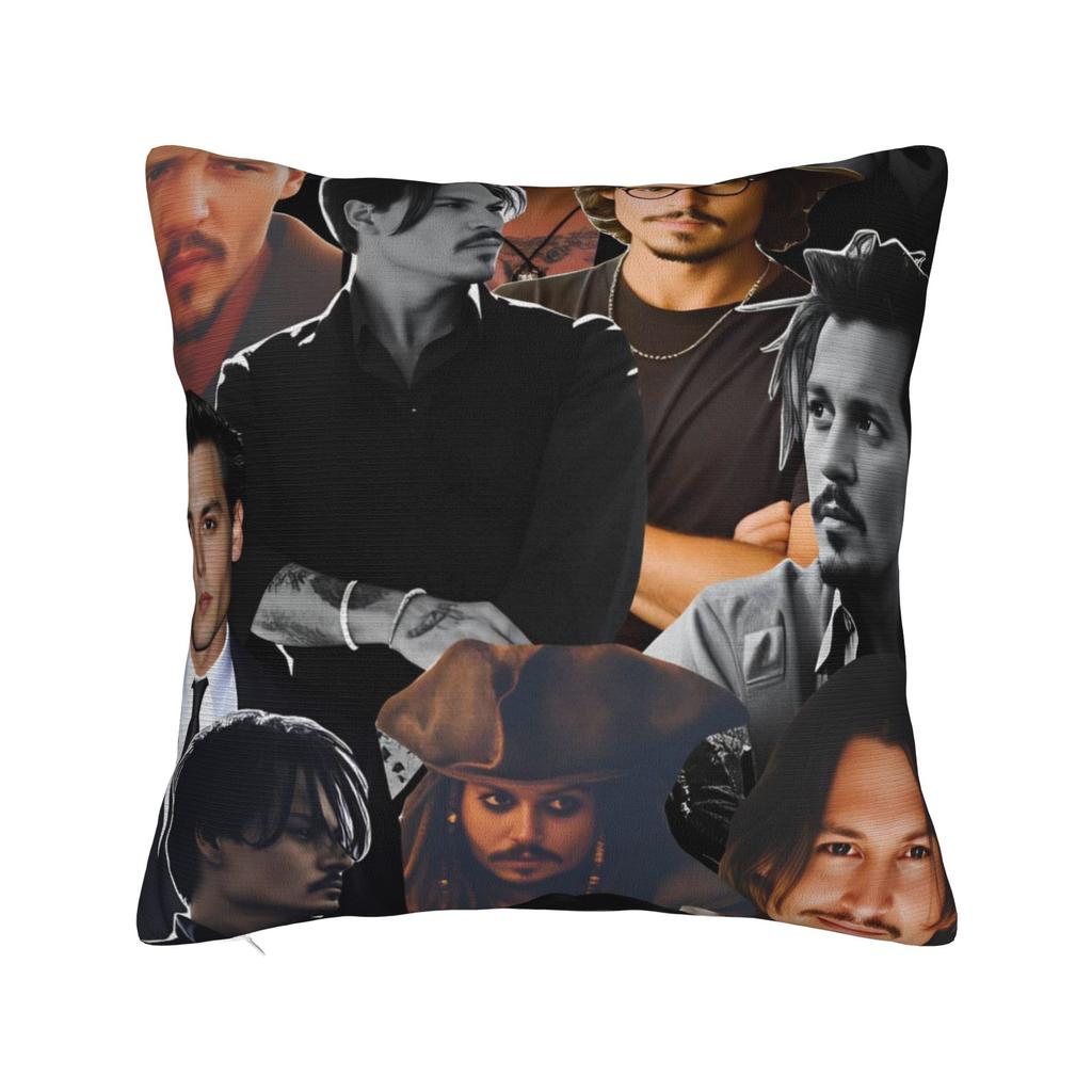 Johnny Depp I Love You Pillowcases Kawaii Pillow Case For Living Room Bed Chair Custom Pillow Cover