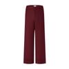 PORTS Women's Lava Red Straight Wide-Leg Trousers