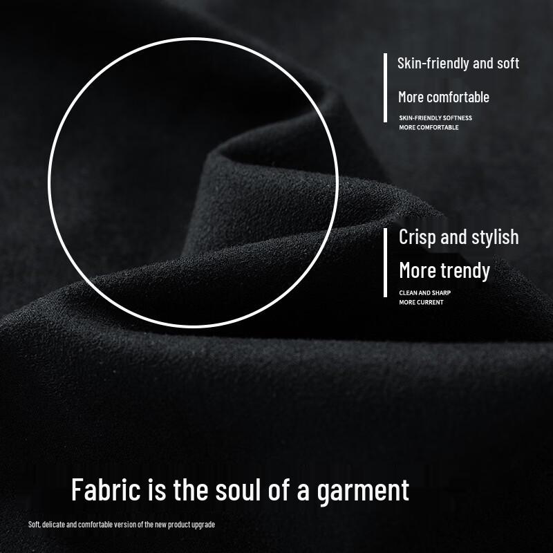 T-shirt da uomo VUUG a tinta unita con taschino, vestibilità larga