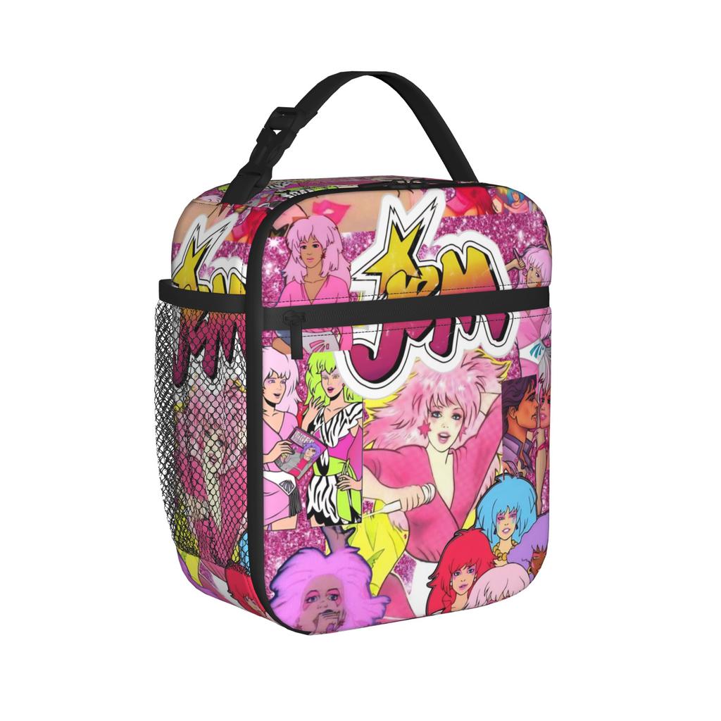 Jem And The Holograms Insulated Lunch Bag for Men Women Food Container Leakproof Thermal Cooler Lunch Boxes For Travel