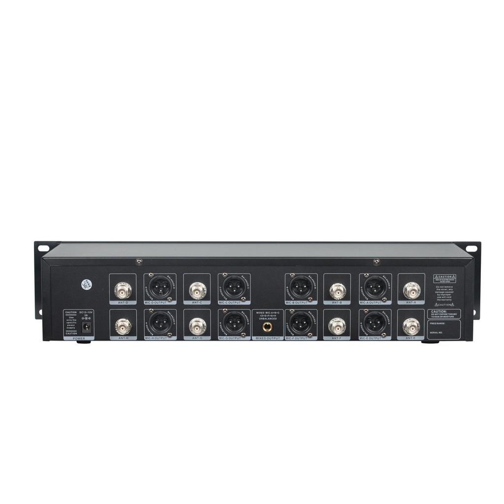 One-to-Eight Wireless Handheld Microphone - In Stock