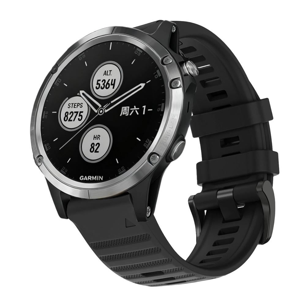 22/26mm Quick Fit Watch Strap for Garmin Fenix 5/Fenix 8Pro 47/51MM Waterproof Silicone Sports Watch Strap for Garmin Fenix 5