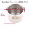 45 Pack Chrome Cup Drink Holder for Boat RV Truck Pontoon Trailer 68x55mm