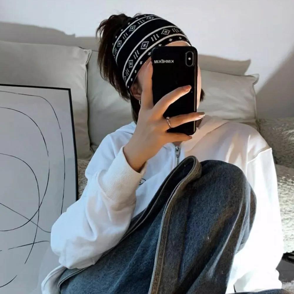 Ana Comfortable Bandana Wide Headband Knit Ribbed Turban Hairband