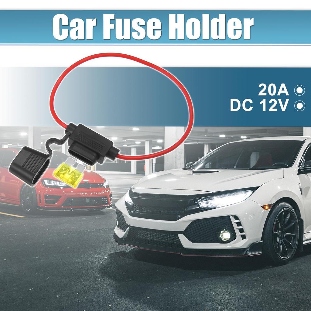 X AUTOHAUX Inline Fuse Holder Car Inline ATC Blade Style