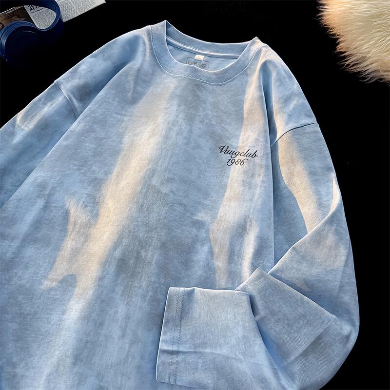 VUUG Men's American Loose Fit Long Sleeve T-Shirt