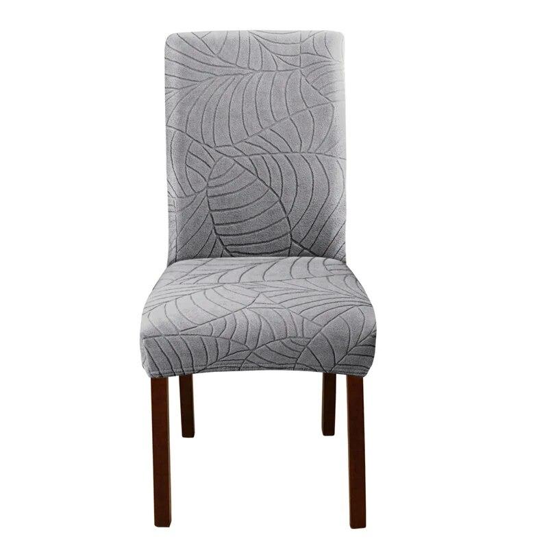 1PC Jacquard Dining Chair Covers Stretch Kitchen Chair Slipcover Office Banquet Hotel Housse De Chaise Elastic Chair Seat Covers
