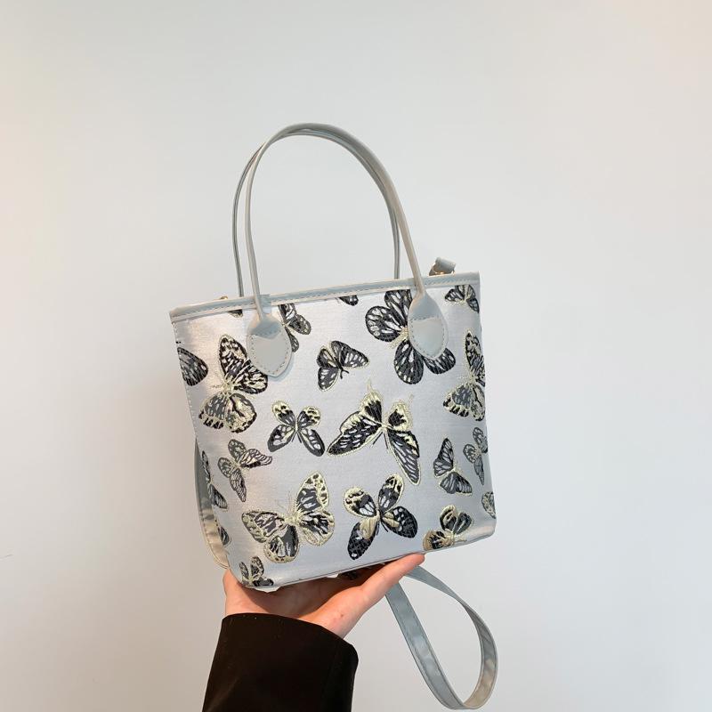 High-value National Style Bucket Bag Women's 2025 New Versatile New Chinese Style Foreign Style Shoulder Messenger Bag