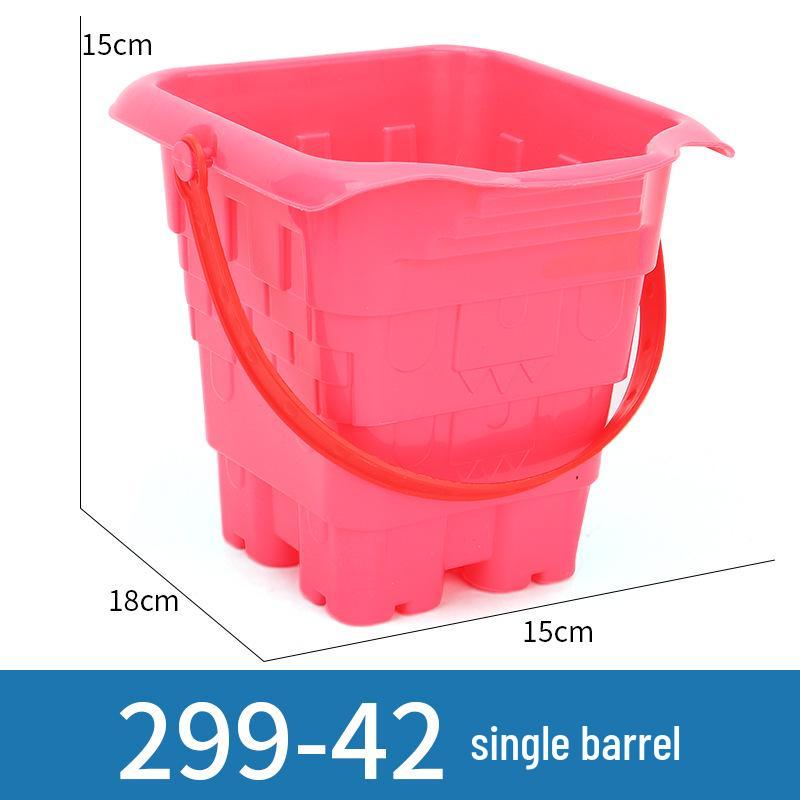 Çocuk Plaj Oyuncak Seti: Dayanıklı Plastik Kale Kovası ve Kum Oyun Araçları