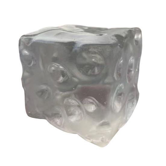 Office Relaxation Gadget Shapeable Cheese Cube Squeeze Toy Anxiety Relief Block Sensory Stress Toy Fake Pinch Home Tool Shape