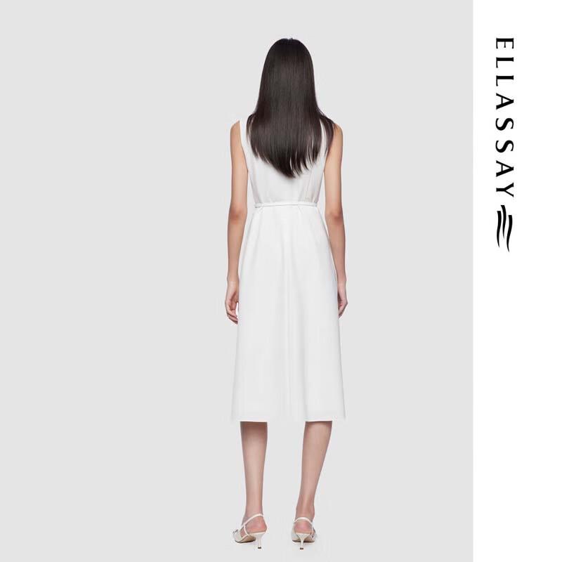 ELLASSAY French Elegant Mid-Length Dress EWD361U00300