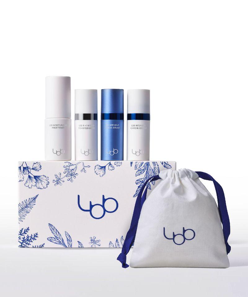 [Includes Pouch] LBB Travel Kit (Cleanser 10ml + Toner 20ml + Serum 10ml + Cream 10ml)