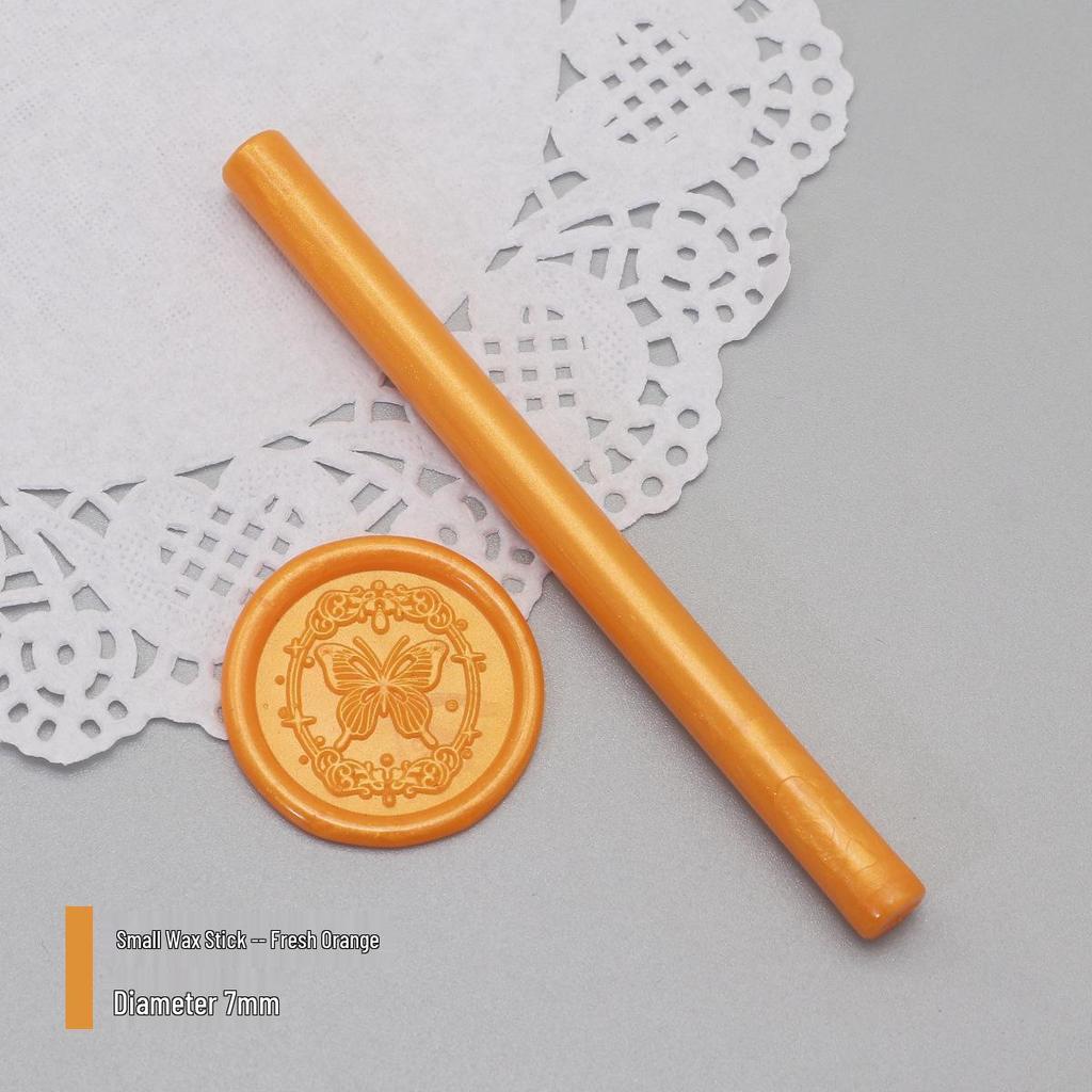 Bețișoare de Ceară de Sigiliu Mat Perlat, 125 Culori, 10x0.7cm, Compatibile cu Pistoale de Ceară, Culori Mixabile
