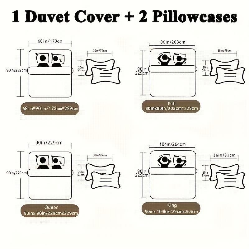 3pcs Bedding Se Rose Flower 3D Printed Duvet Cover Set 3D Digital Printed Bedroom Soft and Comfortable Breathable Bedding Set