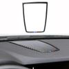 Carbon Fiber Auto Dashboard Speaker Panel Frame Cover Sticker Decoration Part For BMW F07 5GT 2010-2016 Car Interior Accessories