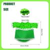 St. Patrick's Day Clover Porch Goose Clothing Set for Party Courtyard