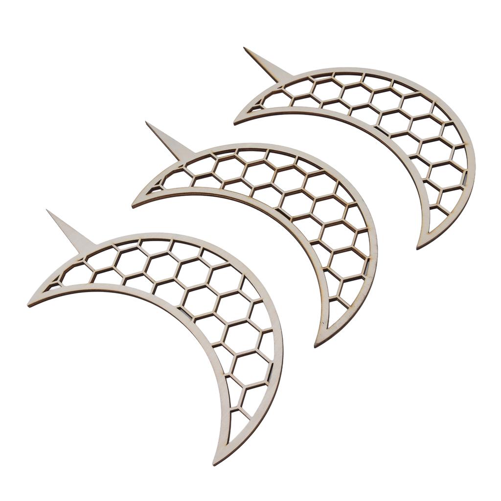 3 szt. Podpory do pnączy Unikalny design Drewno kompozytowe 30cm Stojak do pnączy kwiatowych do modelowania roślin Styl księżycowy